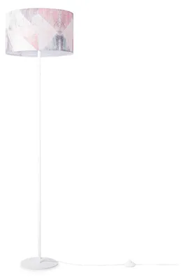 Produktbild von Stehlampe Wohnzimmer Modern E27 Leselampe Stehleuchte Stativ Retro Lampenschirm