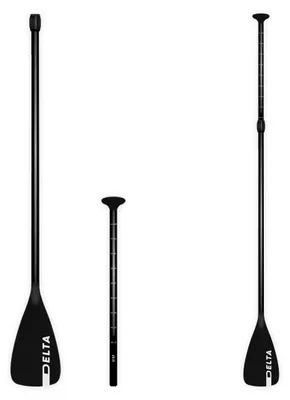 Image de Delta Paddle Pagaie de Stand Up Paddle 2 Parties - Noir
