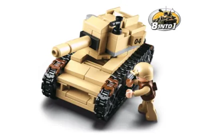 Image de Sluban Army 8into1 M38-B0587B Tank
