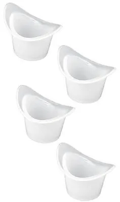 Immagine prodotto di Set di 4 bicchieri in silicone da 8 ml per la pulizia e l'igiene degli occhi