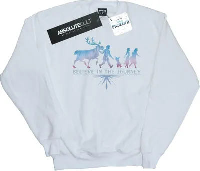 Produktbild von Disney - "Frozen 2 Believe In The Journey" Sweatshirt für Herren BI24954 (XL) (Weiß)