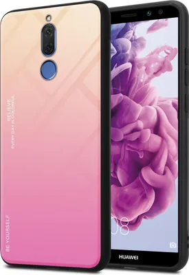 Produktbild von Cadorabo Hülle für Huawei MATE 10 LITE Schutz Hülle in Schwarz Handyhülle TPU Etui Cover Case Tempered Glas