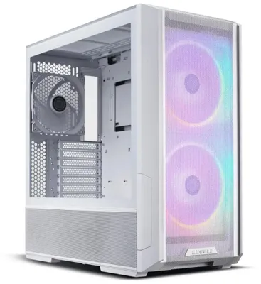 Obrázek produktu pro Lian Li Lancool 216, Midi Tower, PC, Průhledná, Bílá, ATX, EATX, Micro ATX, Mini-ITX, Ocel, Temperované sklo, Více