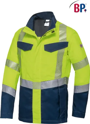 Produktbild von BP® Arbeitsjacke für Herren - warngelb/nachtblau - 44/46l