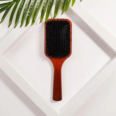 Zdjęcie produktu dla Szczotka drewniana Paddle Brush do rozczesywania włosów YEYE