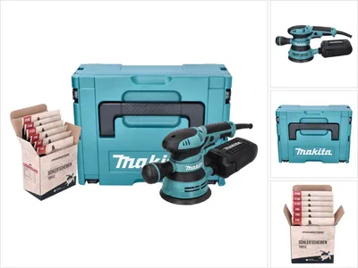 Image de Makita BO 5041 J Ponceuse excentrique 300 W 125 mm + kit de ponçage Toolbrothers TURTLE + Makpac