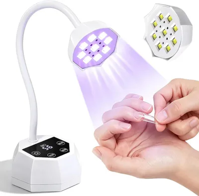 Produktbild von UV LED Nageltrockner 27W mit LCD Display, 3 Timer & Sensor, professionelle Gel Nagellampe für Nagelstudio & Maniküre