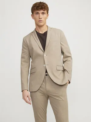 Produktbild von Jack & Jones 12242387 Blazer Beige 48 Mann Beige 48