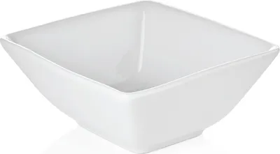Produktbild von 12x Mini Schale eckig 200 ml weiß, Porzellan