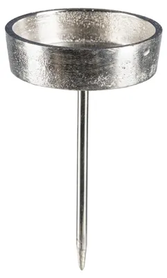 Produktbild von Aluminium Kerzenpick, Kerzenhalter, Kerzenteller. Ø 6,5cm Silber