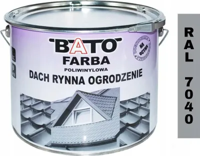 Obrázek produktu pro Polyvinylchloridová Barva Střecha Okapy Plot Šedá Ral 7040 A 10L