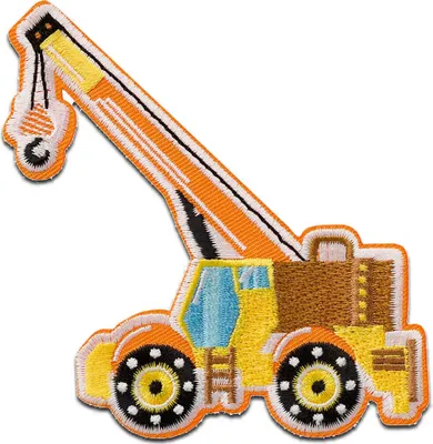 Obrázek produktu pro Jeřáb - nažehlovací nášivka, nažehlovací aplikace, nášivky, k nažehlení, velikost: 9 x 8,5 cm