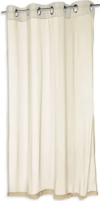 Produktbild von Vorhang creme Ösen transparent Voile Dekoschal uni Gardine Sheer ca. 140x245 cm
