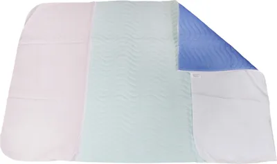 Produktbild von Medi-Inn Bettschutzauflage waschbar 90 cm x 85 cm (grün 5-lagig mit Flügel, 1 Stück)