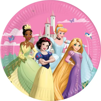 Immagine prodotto di Principessa Disney - 8 piatti di carta - Ø 23 cm circa