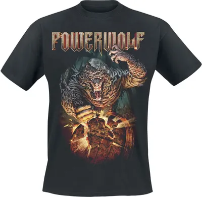 Produktbild von Powerwolf T-Shirt Herren My Will Be Done schwarz M