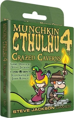 Zdjęcie produktu dla Munchkin Cthulhu 4 — Crazed Caverns, Gra karciana, Odgrywanie ról, 10 lat(a), 60 min