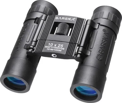 Image de Loupes compactes 10x25 avec lentille bleue - Idéales pour l'observation des oiseaux et la randonnée