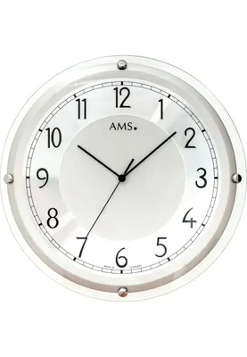 Zdjęcie produktu dla Zegar ścienny nowoczesny Średnica obudowy 40 cm - AMS Model: 5542