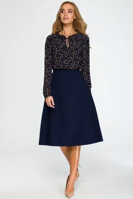 Zdjęcie produktu dla Stylove Damska spódnica midi Fenibeth S133 granatowy XL