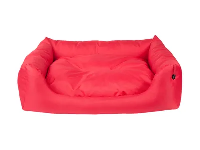 Immagine prodotto di Letto per cani BASIK SOFA rosso taglia S, M, L, XL, XXL Taglia: M - 68x56x18 cm