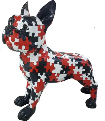 Obrázek produktu pro Designová figurka Socha Moderní figurky Dekorace Pes Zahradní sochy Sochy