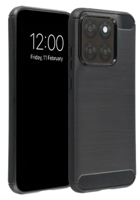 Productafbeelding van imoshion Brushed Backcover voor de Motorola Moto G77 - Zwart