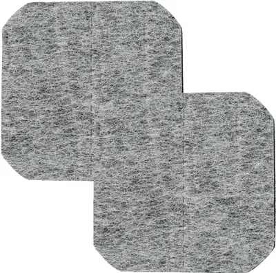 Produktbild von vhbw 2x Aktivkohle-Filter kompatibel mit Moulinex Universalis 800 Fritteuse - 12 x 12 x 0,8 cm