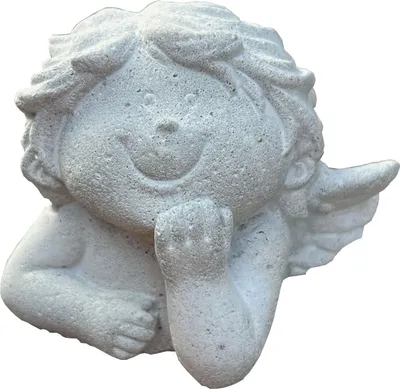 Produktbild von Betonfigur Bengelchen - handgefertigte Dekoration für Garten und Haus