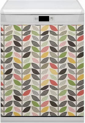 Produktbild von Küche Magnet für Spülmaschine  Abwaschbar 60x70 cm Geschirrspüle  - Colourphul -Muster