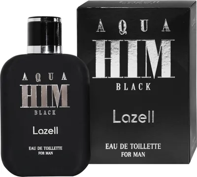 Produktbild von LAZELL for Men Aqua Him Black Eau de Toilette 100 ml