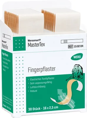 Produktbild von MasterTex Fingerpflaster, 16 x 2,5 cm, 30 Stk