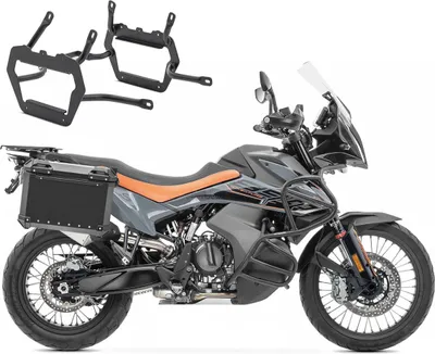 Produktbild von Set Alukoffer + Kofferträger passend für KTM 790 / 890 Adventure / R 1