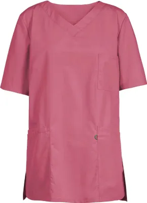 Produktbild von Greiff CARE Damen Schlupfkasack Kurzarm V-Neck Regular-Fit Mattrosa 4XL