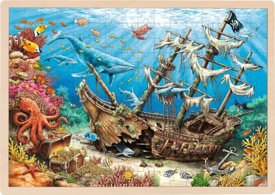 Produktbild von Einlegepuzzle Versunkenes Schiff, Santa Elena