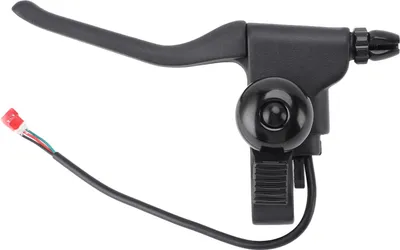 Immagine prodotto di Leva freno per e-scooter, ergonomica e antiscivolo, con campana, leva freno in nylon, kit di riparazione fai da te, ricambio
