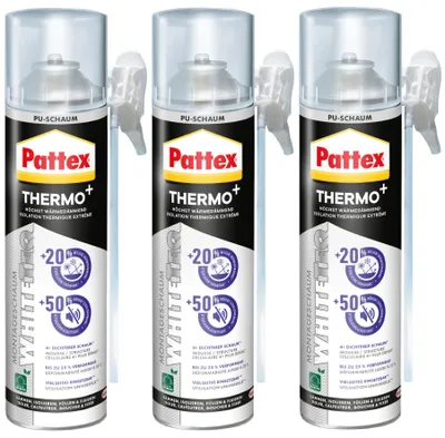Produktbild von Pattex Montageschaum, 3x 500ml