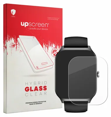 Produktbild von upscreen Schutzglas für Kriutefy Smartwatch 1.83" Schutzfolie Panzer Folie Glas Display Schutz klar
