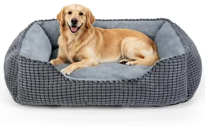 Immagine prodotto di Cuccia per cani, lavabile, grigia, 89x63x23 cm
