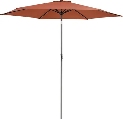 Immagine prodotto di Kingsleeve Ombrellone 300 cm con Manovella UV 80+ Pieghevole Impermeabile in Alluminio da Balcone Terrazza Giardino