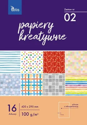 Produktbild von Kreativpapier A3 Satz Nr. 02 TETIS