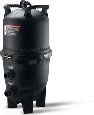 Produktbild von Kartuschen-Poolfilter - 620 x 560 x 1169 mm - Einbau-Poolfilter für oberirdische Schwimmbäder - Filtrationsfiltersystem mit Upgrade-Filter - auslaufsicher - für Whirlpools, Spa und aufblasbare Pools