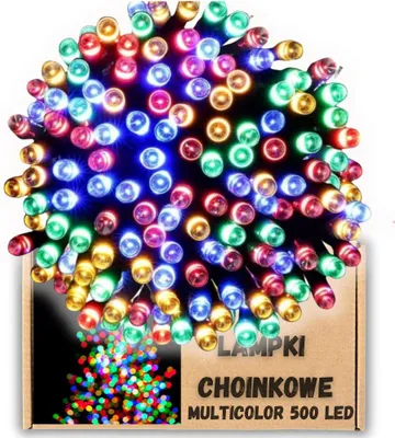 Produktbild von Weihnachtsbaumbeleuchtung Weihnachtsbaumbeleuchtung 500 LED mehrfarbig multicolor