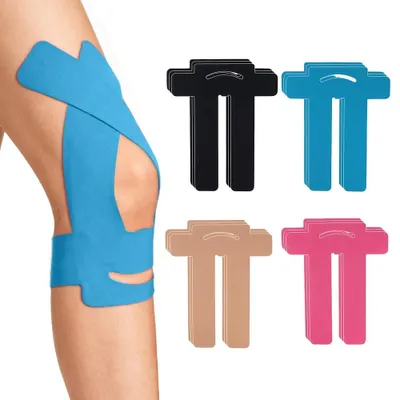 Productafbeelding van Voorgesneden Kinesiotapes voor Kniebandage, 12 Stuks