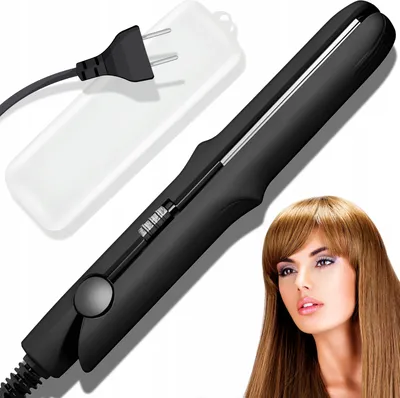 Produktbild von Keramik-Mini-Haarglätter Und Lockenstab - Kleine Reisegrösse
