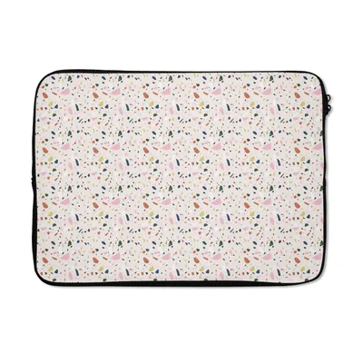 Produktbild von MuchoWow® Laptop Hülle 14 ZollLehm - Muster - Terazzo Laptoptasche - Laptoptasche - Stoßsicher - Schutzhaube