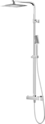 Produktbild von BADLAND Duschsäule Thermostatisch ANGO Duschsystem, Brausegarnitur in Chrom