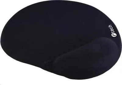 Produktbild von C-TECH Gel-Mauspad MPG-03, schwarz, 240x220mm