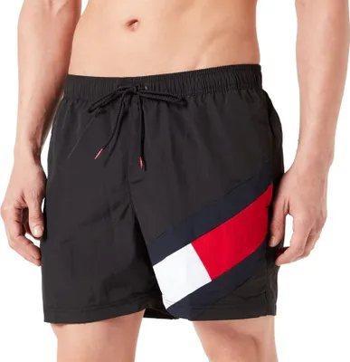 Produktbild von Tommy Hilfiger Badeshorts Herren XL Schwarz Badehose Swim Shorts
