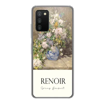 Produktbild von MuchoWow® Handyhülle Schutzhülle Hülle für Samsung Galaxy A03s Kunst - Blumen - Alte Meister Silikon Softcase Handy Hülle - Schutz
